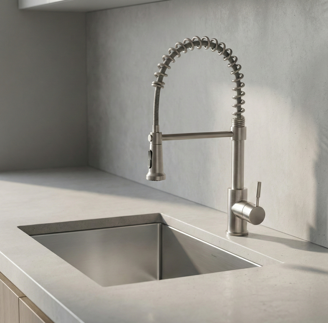 Modern Kitchen Faucets | Pull-Down Sprayers & Industrial Style