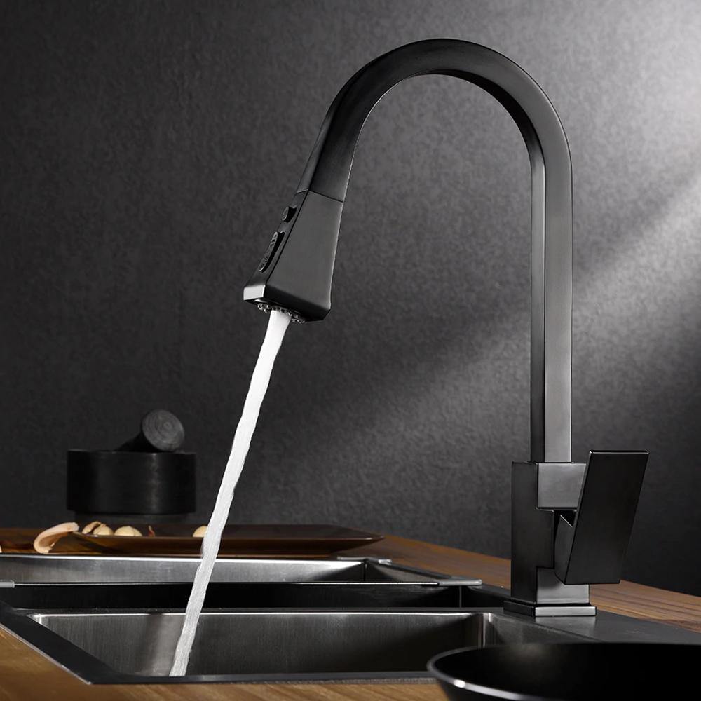 Besas Dual Function Pull Down Spout Kitchen Faucet