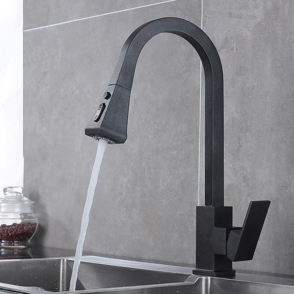 Besas Dual Function Pull Down Spout Kitchen Faucet