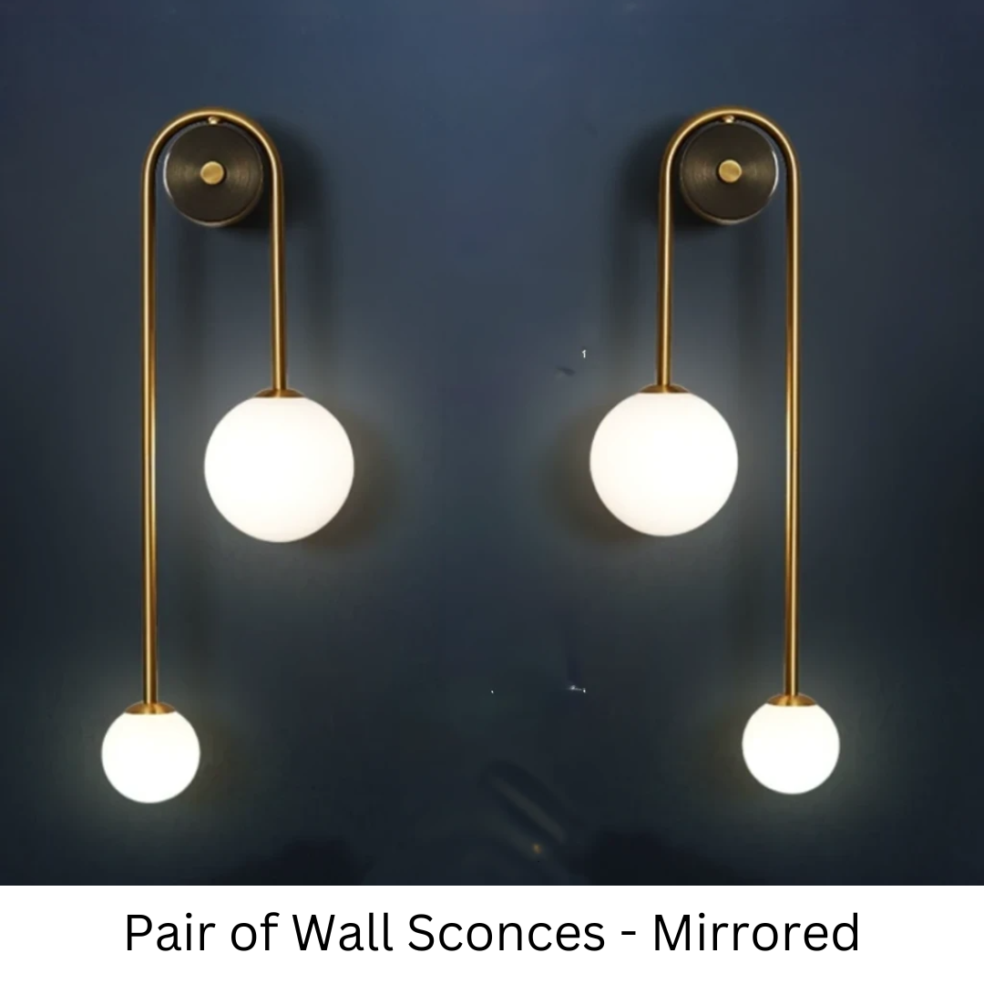 Amalia - Modern Nordic Gold Wall Sconces