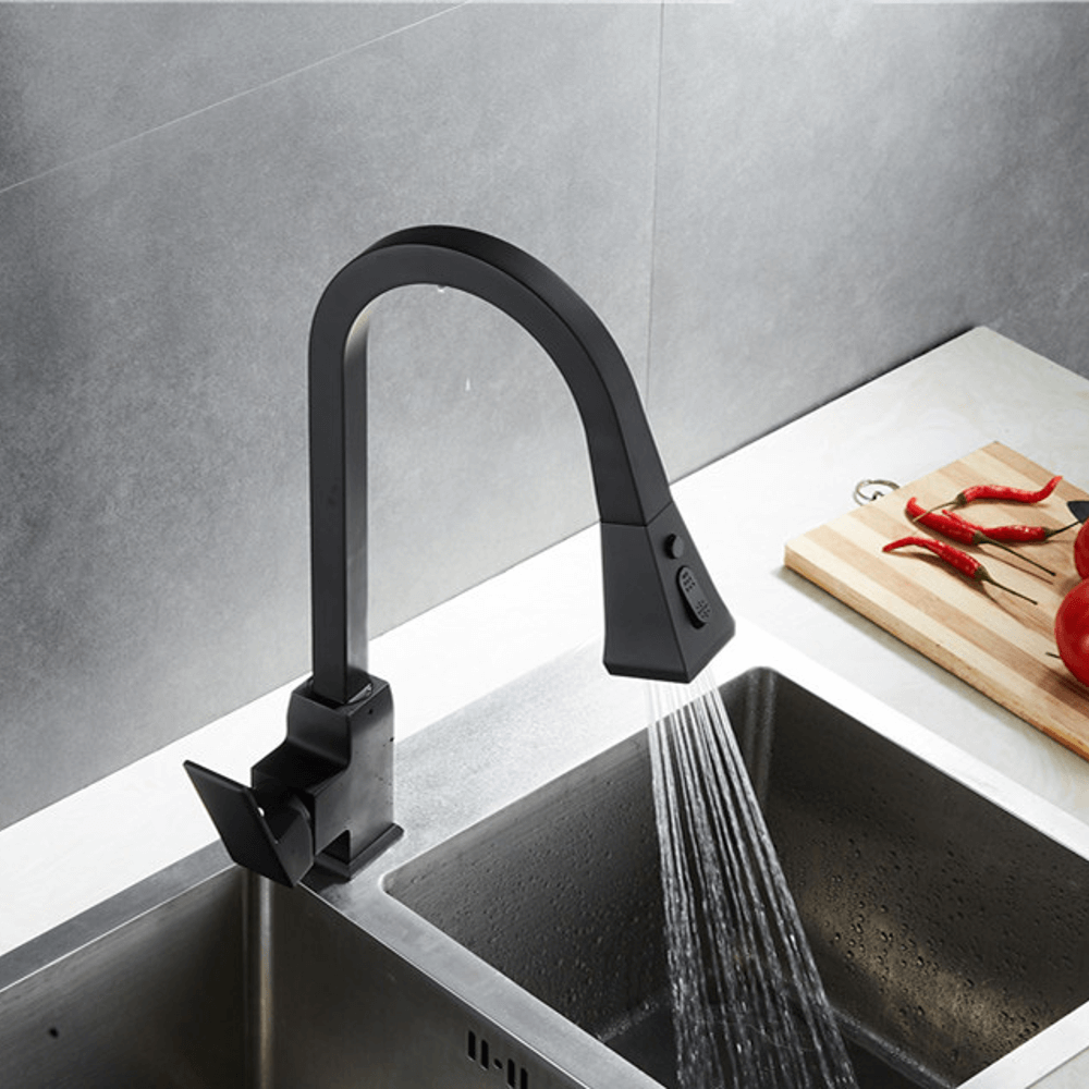 Besas Dual Function Pull Down Spout Kitchen Faucet