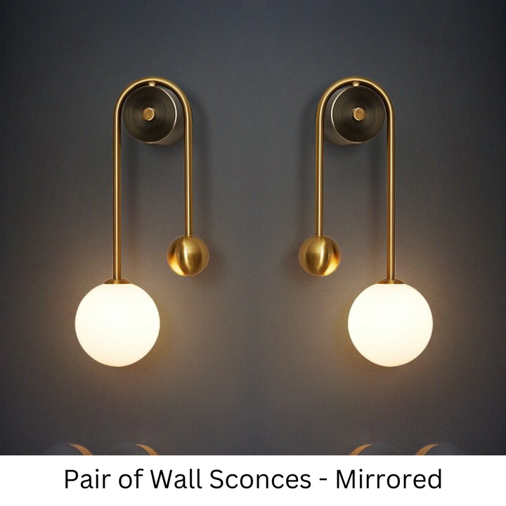 Amalia - Modern Nordic Gold Wall Sconces