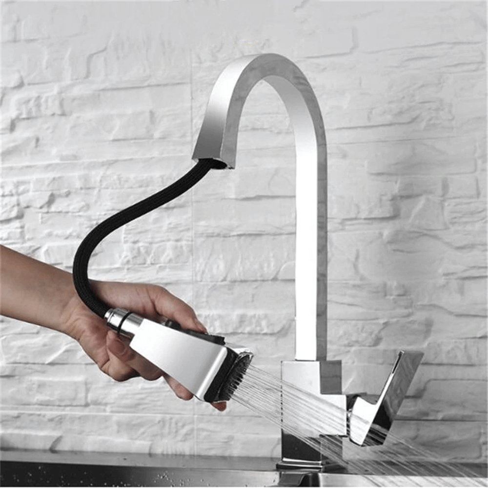 Besas Dual Function Pull Down Spout Kitchen Faucet