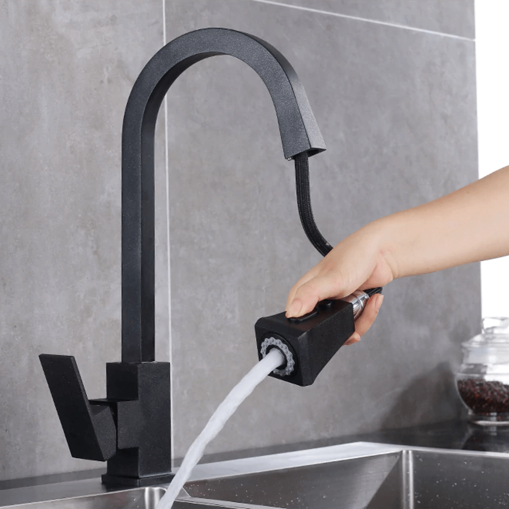 Besas Dual Function Pull Down Spout Kitchen Faucet