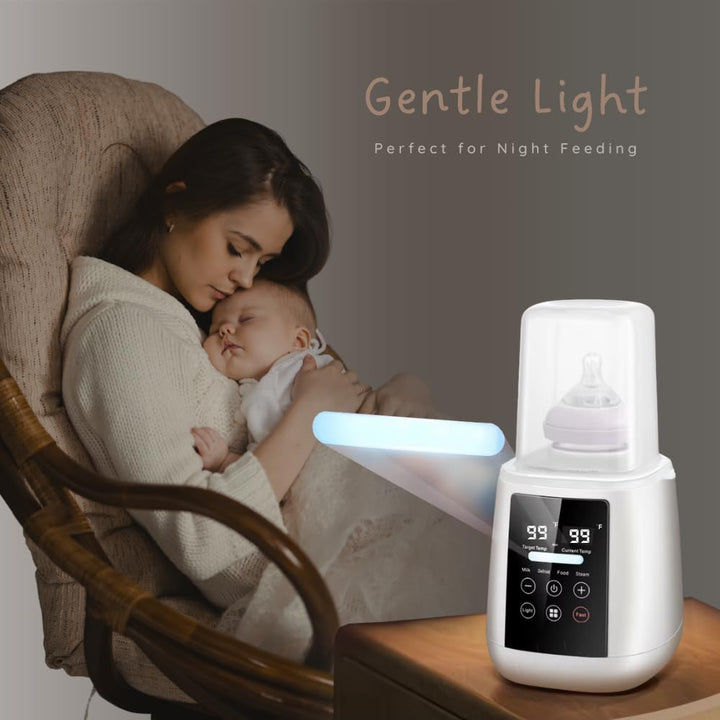 Homefy™ 5-in-1 Smart Baby Bottle Warmer | Fast Warming & Steam Sterilizer