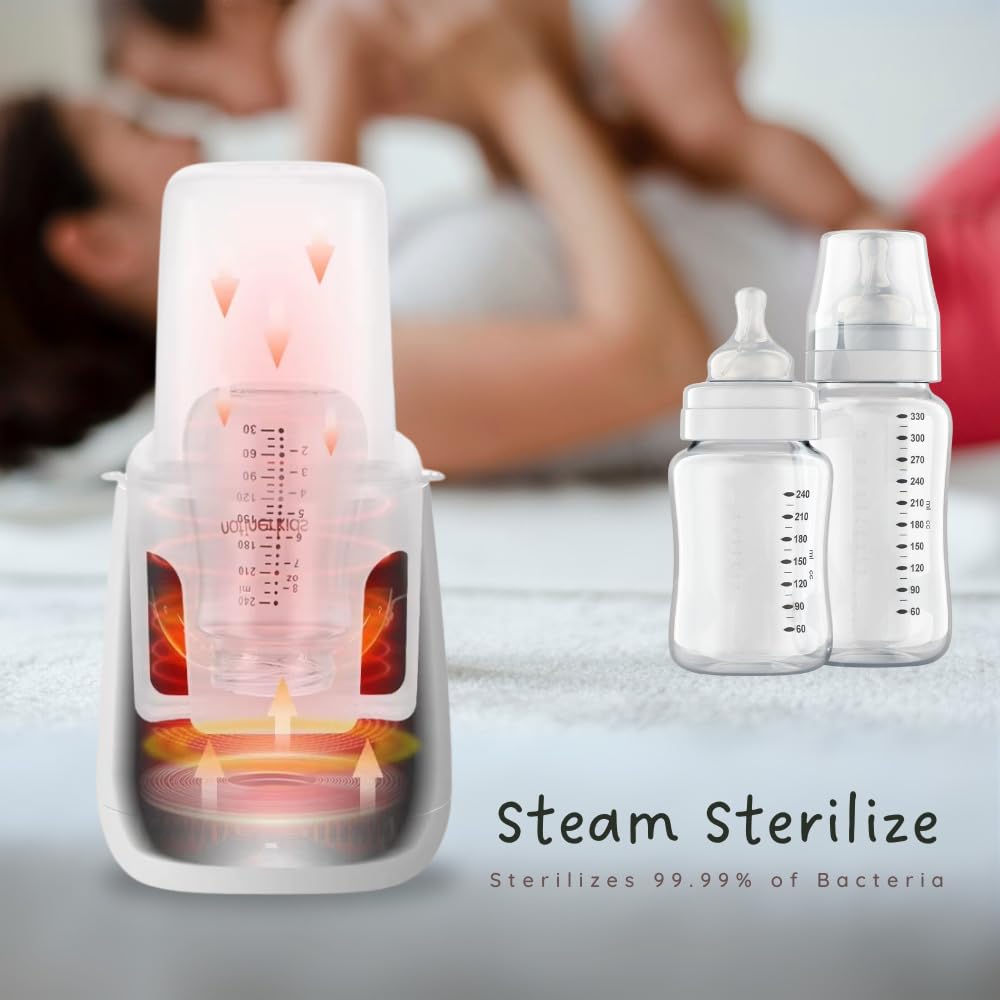 Homefy™ 5-in-1 Smart Baby Bottle Warmer | Fast Warming & Steam Sterilizer