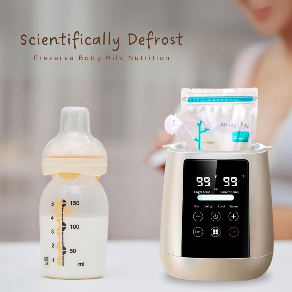 Homefy™ 5-in-1 Smart Baby Bottle Warmer | Fast Warming & Steam Sterilizer