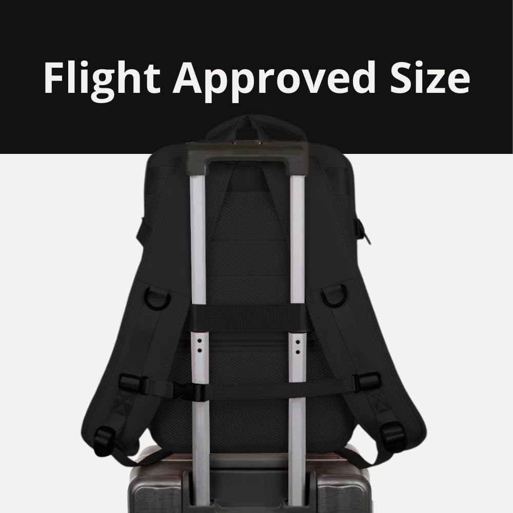 Homefy™ 35L TSA-Friendly Travel Backpack | Waterproof 17.3" Laptop Bag with USB Charging Port