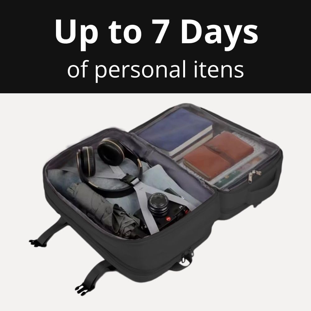 Homefy™ 35L TSA-Friendly Travel Backpack | Waterproof 17.3" Laptop Bag with USB Charging Port