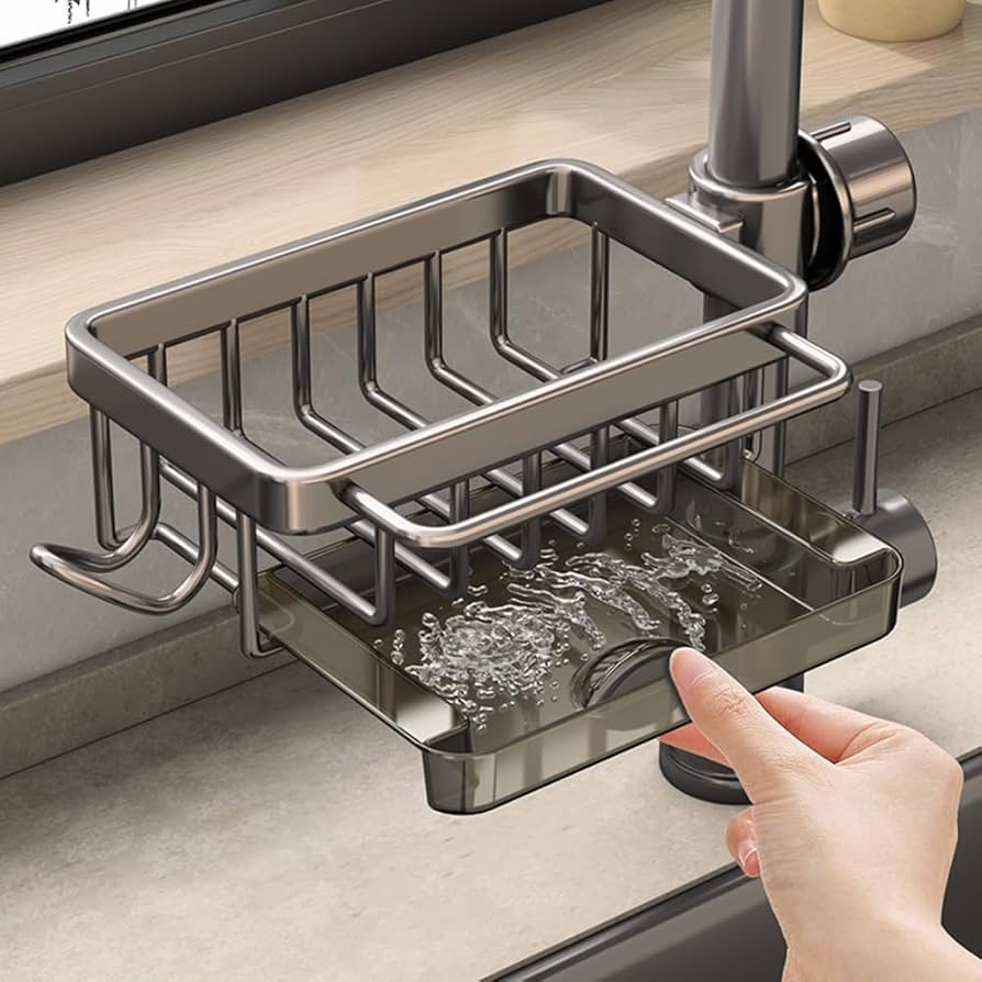 Kitchen Sink Faucet Organizer Caddy