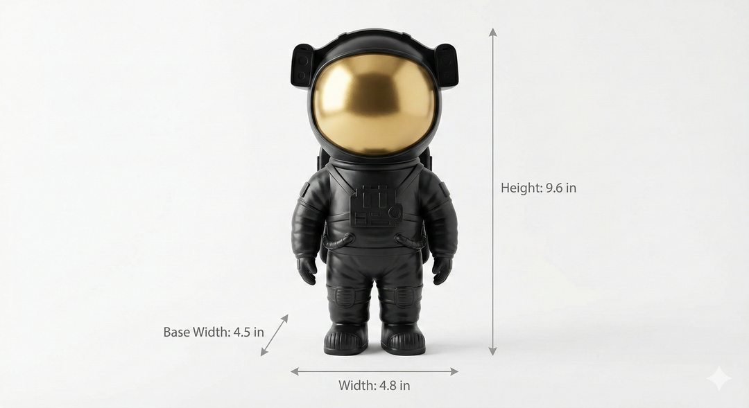 Homefy™ Black Astronaut Galaxy Projector | 360° Rotating Nebula Night Light with Remote & Timer HOMEFY.US
