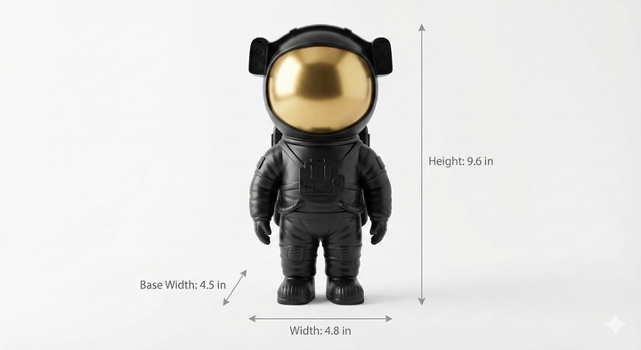 Homefy™ Black Astronaut Galaxy Projector | 360° Rotating Nebula Night Light with Remote & Timer HOMEFY.US