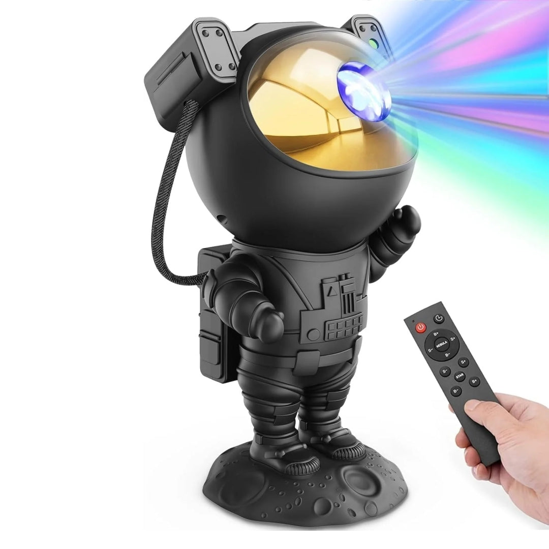 Homefy™ Black Astronaut Galaxy Projector | 360° Rotating Nebula Night Light with Remote & Timer HOMEFY.US