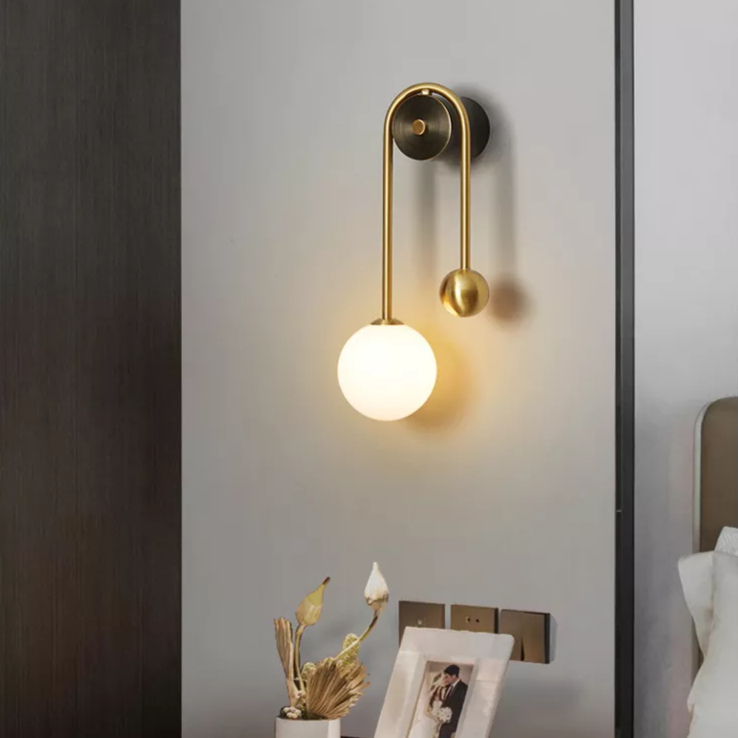 Amalia - Modern Nordic Gold Wall Sconces