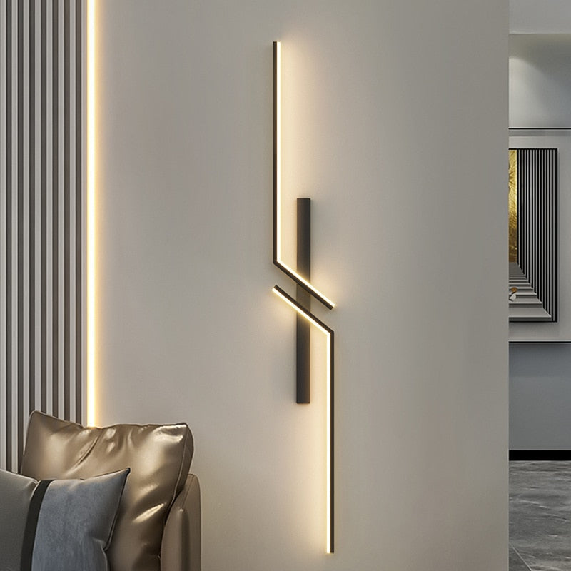 LED WALL SCONCE STRIP LIGHT MINIMALIST DESIGN