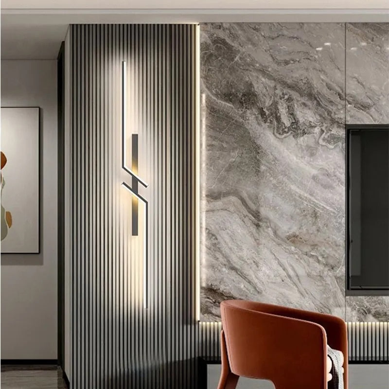 LED WALL SCONCE STRIP LIGHT MINIMALIST DESIGN