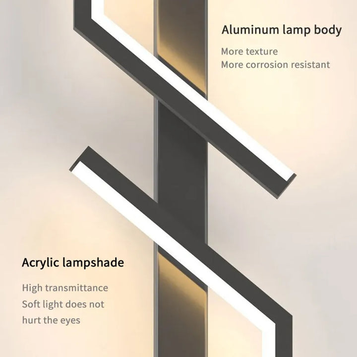 LED WALL SCONCE STRIP LIGHT MINIMALIST DESIGN