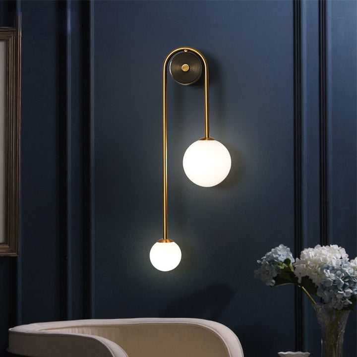 Amalia - Modern Nordic Gold Wall Sconces