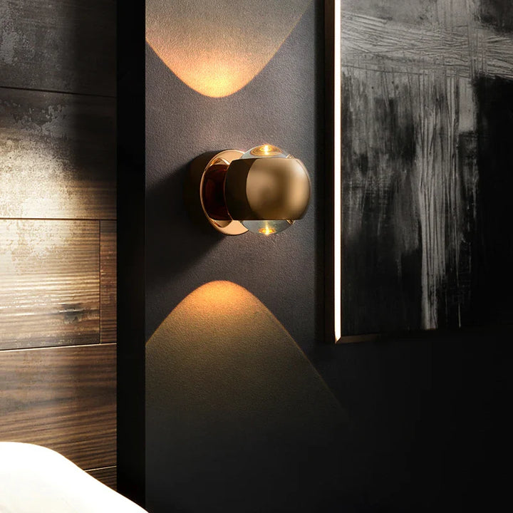 Jorid - Modern Brass LED Wall Lamp Foyer