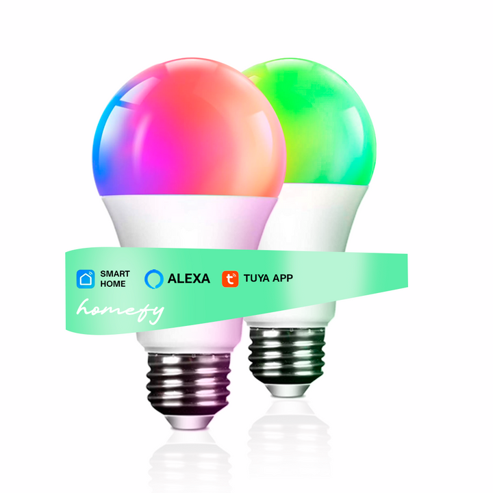 Smart WiFi Color Changing Light Bulbs, 16 Million Colors RGBWW, Compatible with Alexa and Google Assistant, Pack