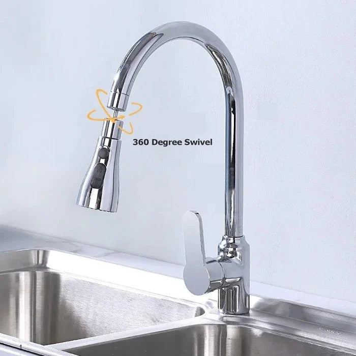 360° Rotatable -3 Function Kitchen Faucet Spray Head