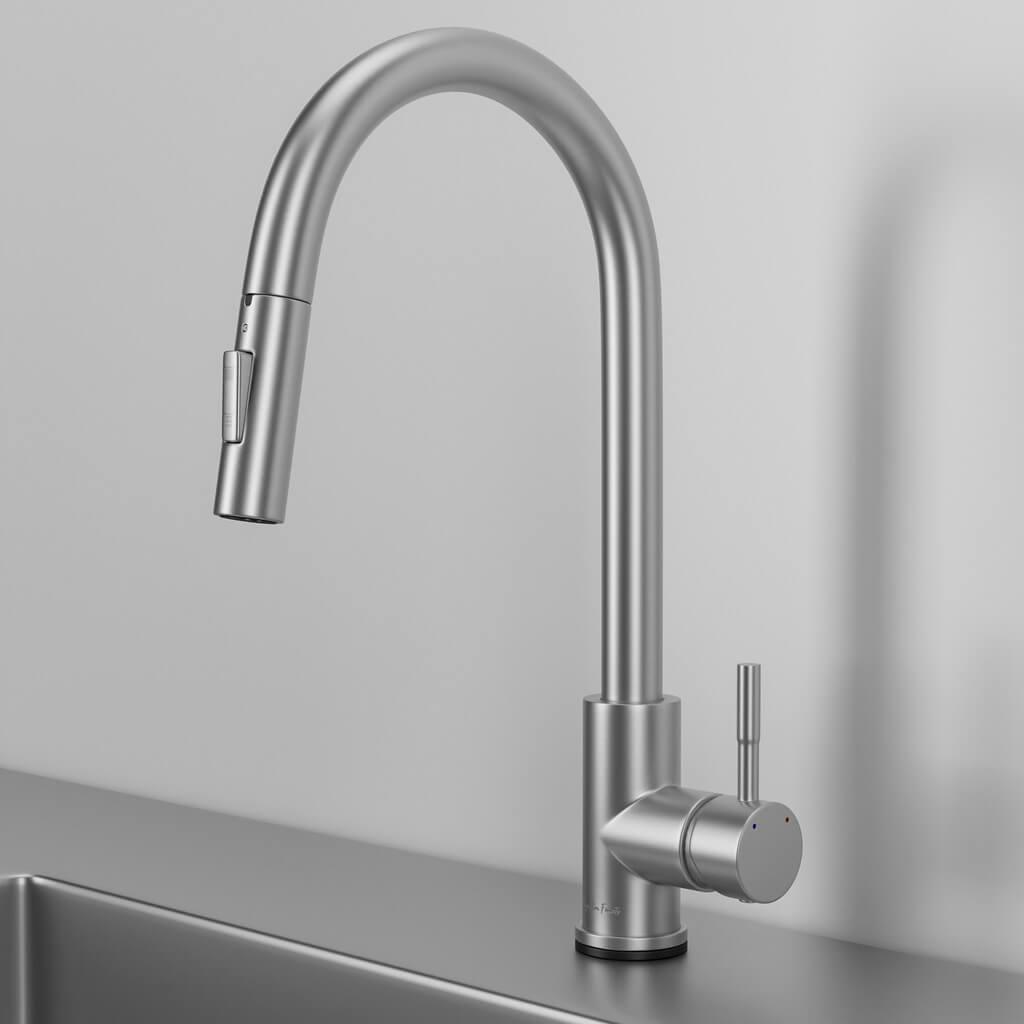 Imperium Touch Control Dual Function Pull Out Spout Kitchen Faucet