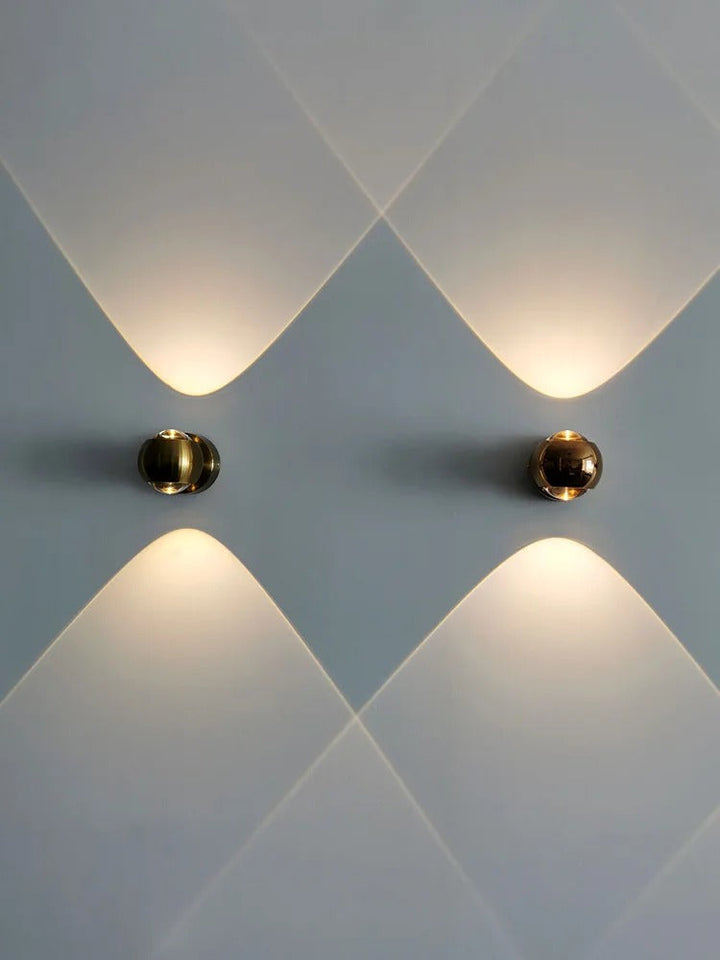 Jorid - Modern Brass LED Wall Lamp Foyer