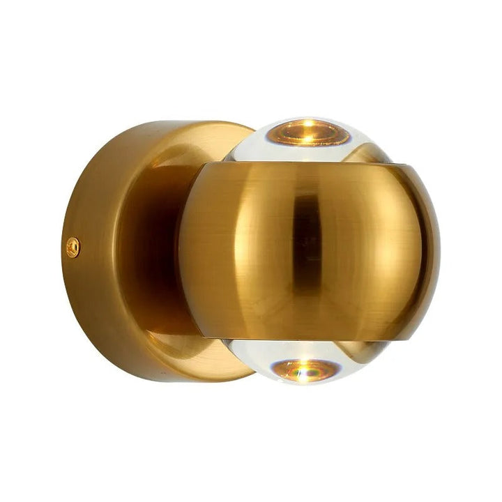 Jorid - Modern Brass LED Wall Lamp Foyer